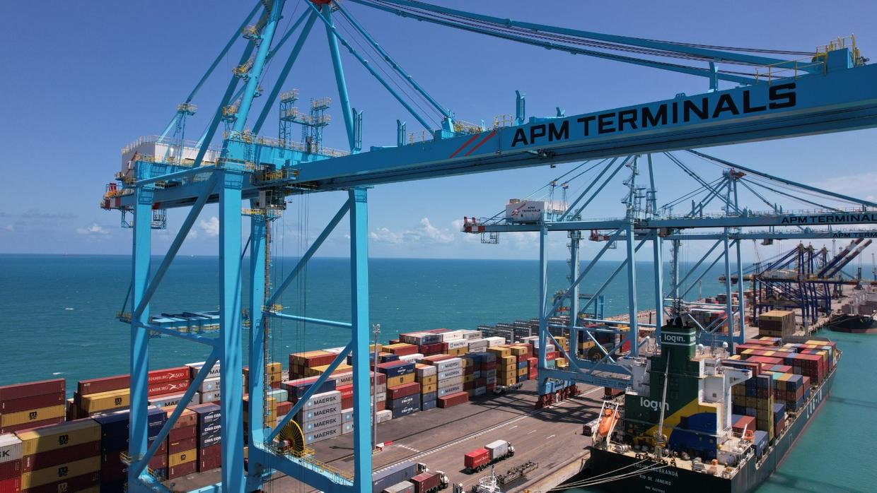 Com exportação de frutas, APM Terminals bate recorde de movimentação no Pecém
